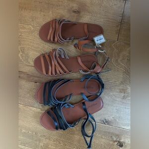 AMERICAN EAGLE LEATHER SANDAL BUNDLE